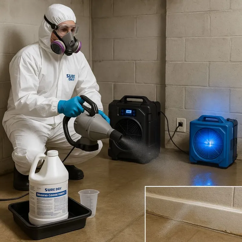 Sanitization and Odor Removal process in Waxahachie, TX